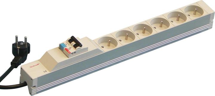 Actual product image Schroff Power strip (6 x)