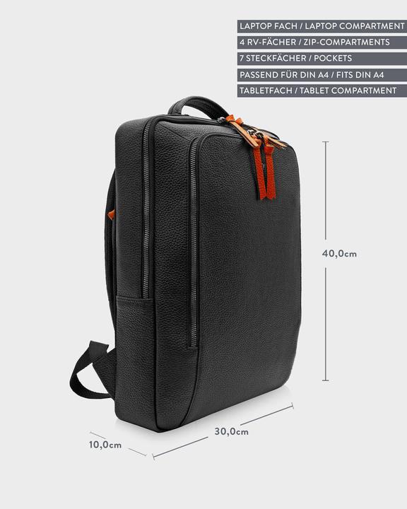 Actual product image Braun Büffel Laptop backpack Novara 26364 (12 l)