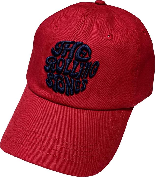 The Rolling Stones 70s BaseballMütze Logo (One Size)