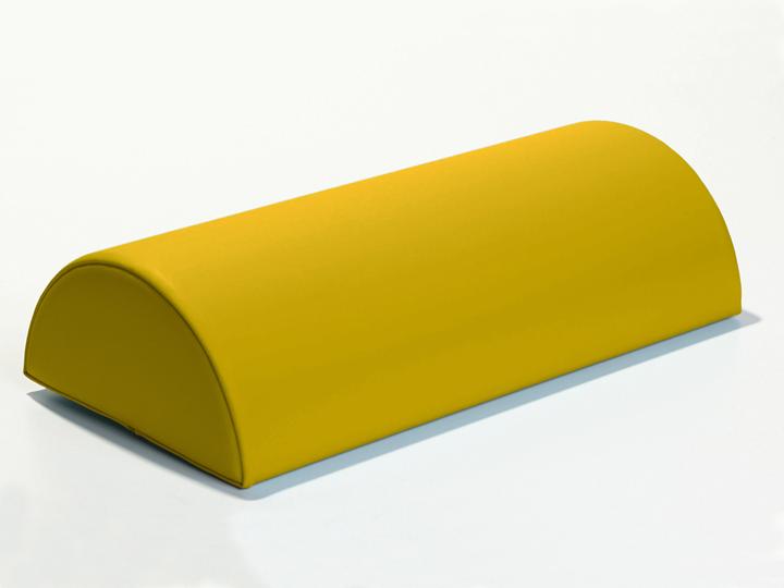 Image du produit Kübler Sport Demi-rouleau - aide au positionnement, jaune, 50 x 25 x 12,5 cm
