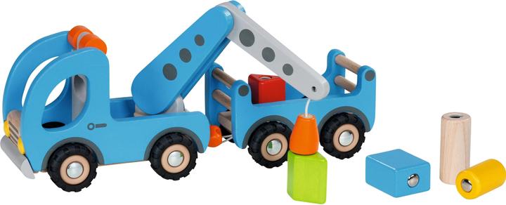 Goki Truck crane truck with trailer