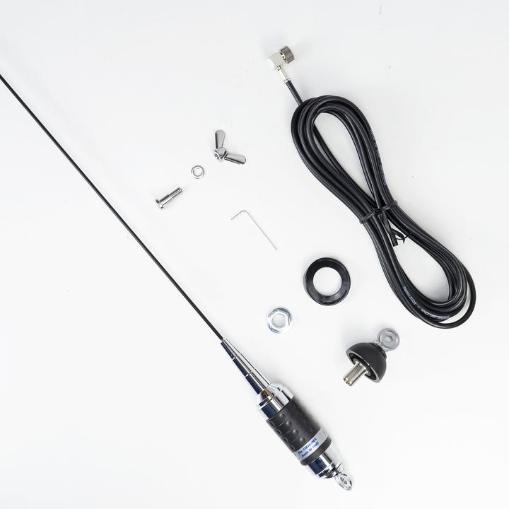 Produktbild Sirio Antenne CB-Antenne Sirio Super Carbonium 27, 140 cm Code 2204206.01 inklusive Kabel