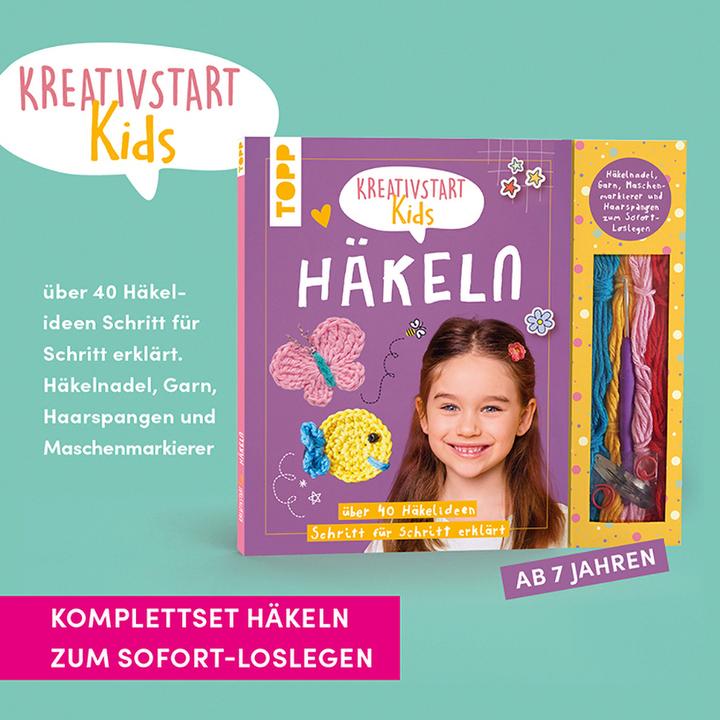 Produktbild Topp Bastelbuch Kreativstart Kids Häkeln