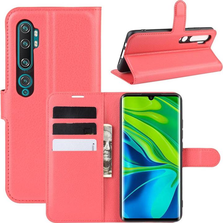 Produktbild Cover-Discount Xiaomi Mi Note 10 / 10 Pro - Leder Etui Hülle rot (Xiaomi Mi Note 10, Xiaomi Mi Note 10 Pro)