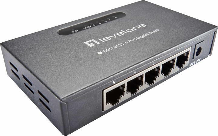 Image du produit LevelOne Commutateur 5x GE GEU-0523 (5 Ports)