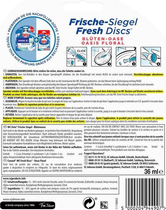 Image du produit WC-Ente Sceau de fraîcheur