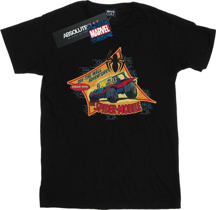 Actual product image Mens Spider-Man The Spider Mobile T-Shirt (4XL)