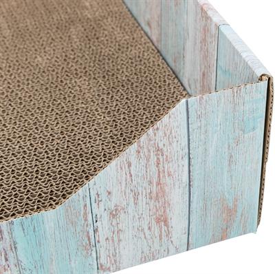 Immagine prodotto Trixie Graffiatoio, cartone, erba gatta, 45×12×33 cm, turchese (33 cm, Turchese)