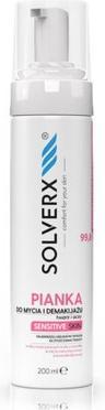 Produktbild Solverx Sensitive Skin Face Make-Up Removal Foam For Sensitive Skin 200Ml (Make-Up Entferner, 200 ml)