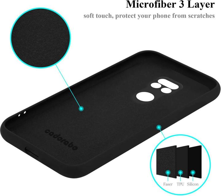Actual product image Cadorabo Bumper Case for Motorola MOTO G9 PLAY TPU Liquid Silicone Cover for Motorola MOTO G9 PLAY (Motorola Moto G9 Play)