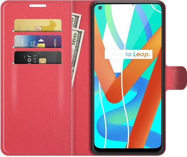 Produktbild MU Classic Litchi Leder Bookcover Series (Realme 8 5G)