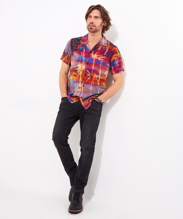 Immagine prodotto Joe Browns Sunset Palm Tree Short Sleeve Shirt (XL)