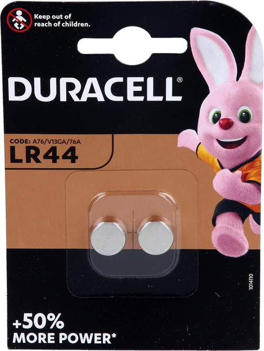 Actual product image Duracell Battery button cell LR44-A76, 2 pcs. (2 pcs., LR44)