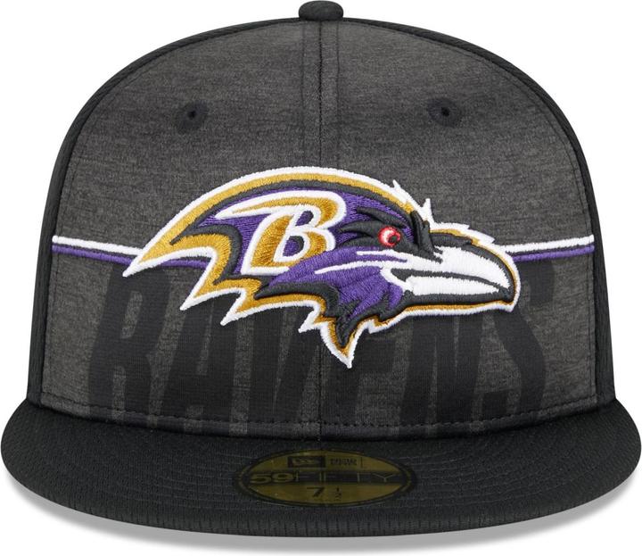 Actual product image New Era 59Fifty Fitted Cap - NFL TRAINING Baltimore Ravens (7 1/8)