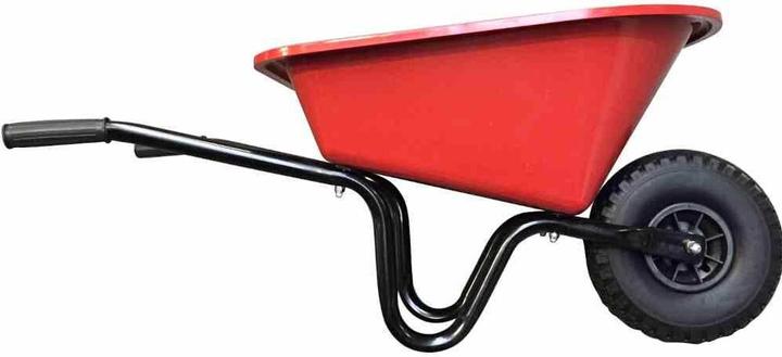 FORT Kinderschubkarre 20l rot montiert, mit PU-Rad