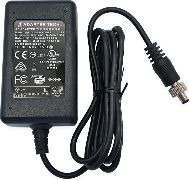Produktbild Puretools Netzteil PT-PS-5V4A 5V, 4A + 2PIN Stromkabel (Stromversorgung)
