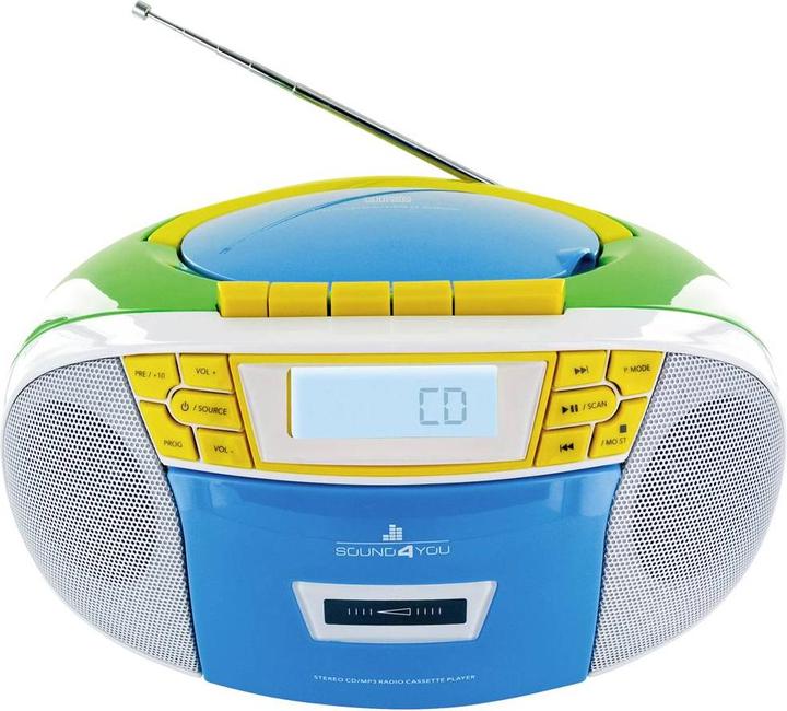 Image du produit Schwaiger Sound4You CD-Radio FM, AM, FM CD, FM Coloré (AM, VHF, FM)