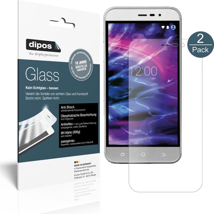 Produktbild Dipos Displayschutz Anti-Shock (2 Stück, Medion Life P5006)