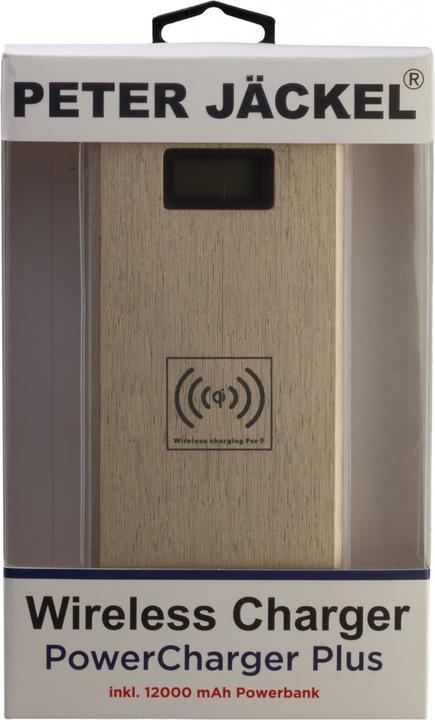 Produktbild Peter Jäckel Qi Wireless Charger PowerStar 12.000mAh Gold