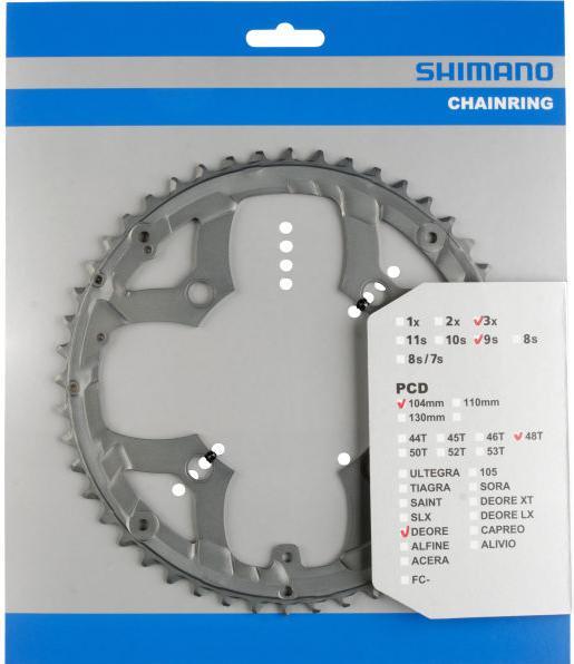 Immagine prodotto Shimano Ingranaggio Deore FC-M590 per KSR a 9 velocità (48)
