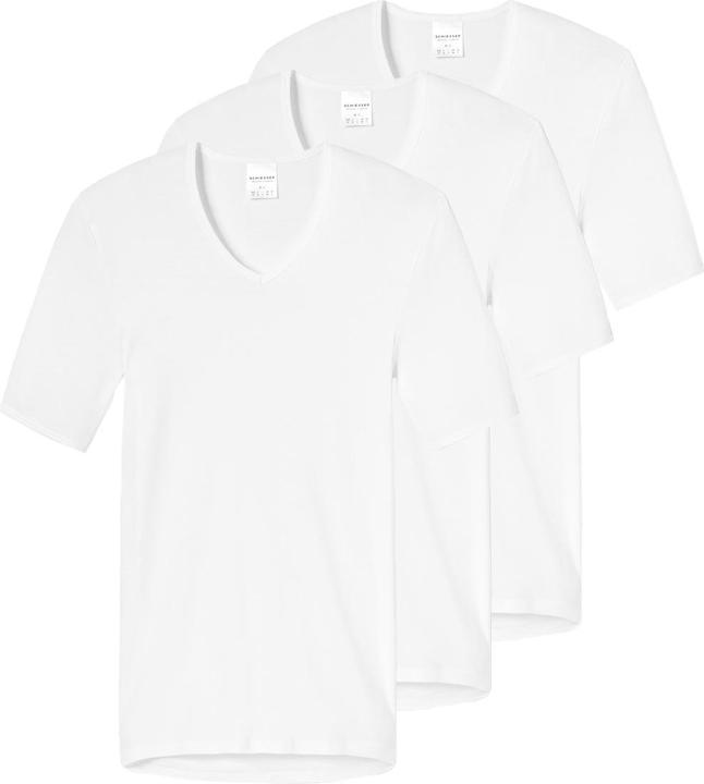 Actual product image Schiesser 3-pack Original Classics fine rib vest / short sleeve shirt (M)