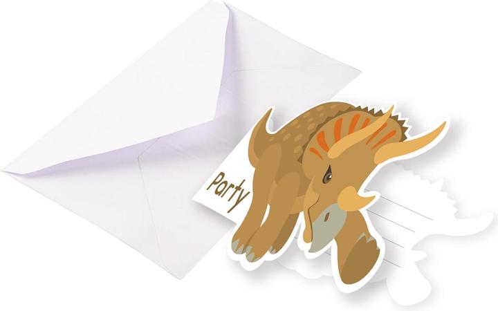 Image du produit Riethmüller 8 invitations Happy Dinosaur