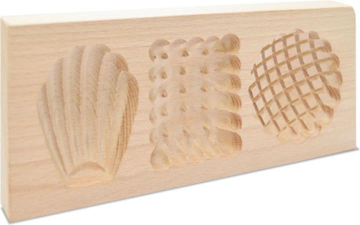 Immagine prodotto ScrapCooking Stampo in legno per biscotti ripieni Petits Biscuits, 20x10x2cm