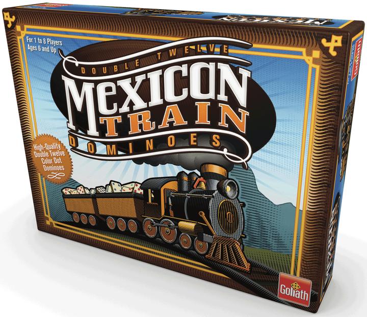 Actual product image Goliath Toys Mexican Train Domino Game (English)