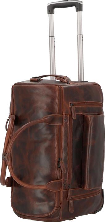 Image du produit Greenburry Sac de voyage à 2 roulettes Rugged en cuir 53 cm (43 l)