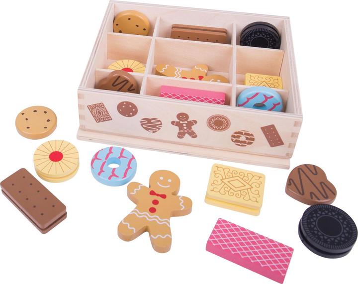Bigjigs Wooden box with cookies