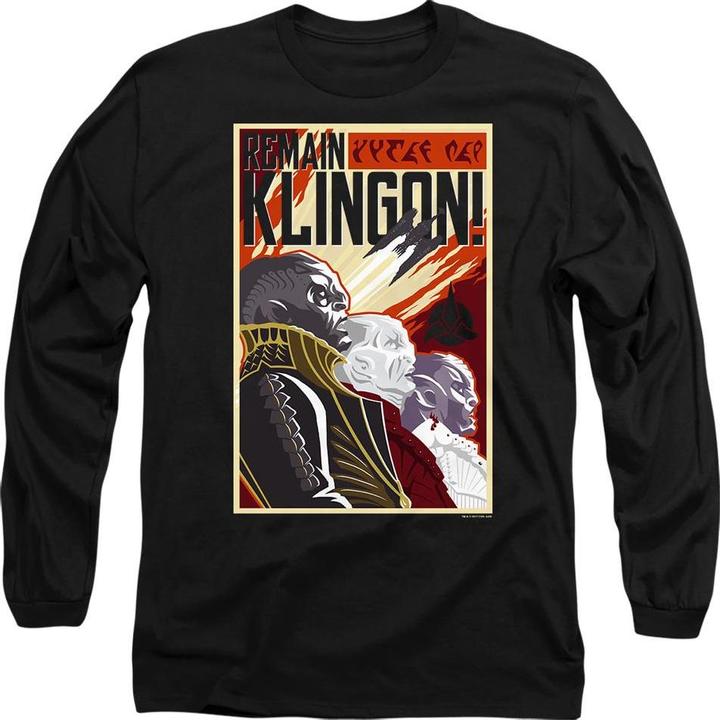 Universal Textiles Remain Klingon TShirt (XL)