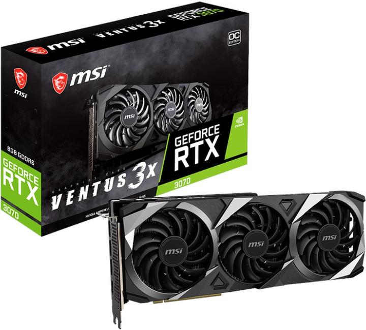 Productafbeelding MSI GeForce RTX 3070 Ventus 3X OC LHR (8 GB)