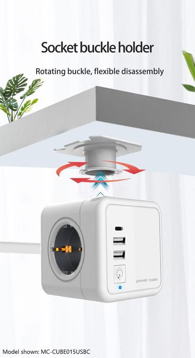 Immagine prodotto MicroConnect Cubo di alimentazione, 5 prese Schuko (5 x, CEE 7/3, 1.50 m)