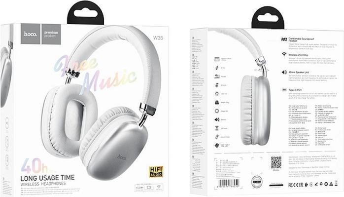 Image du produit Hoco Casque sans fil W35 (40 h, Sans fil)