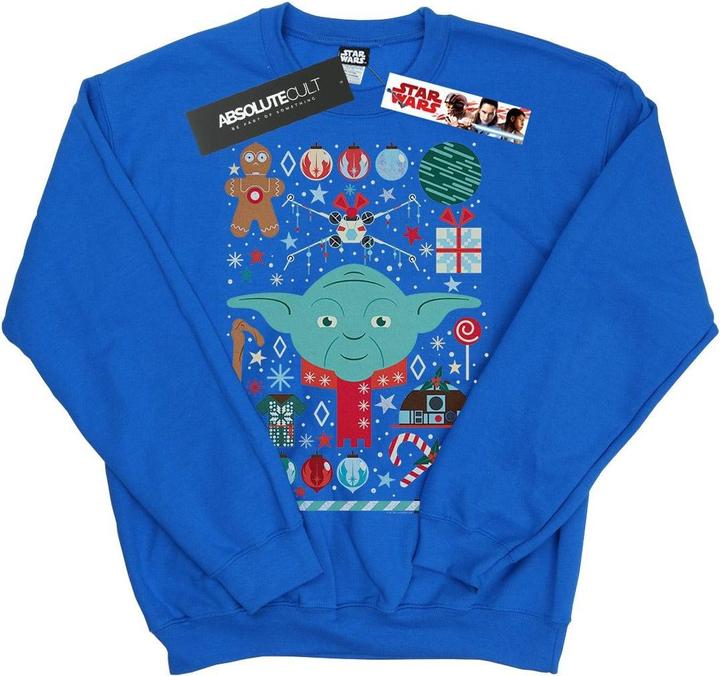Star Wars Yoda Christmas Sweatshirt Jungen