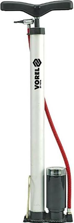 Actual product image Vorel Bicycle floor pump incl. 10 bar pressure gauge air pump
