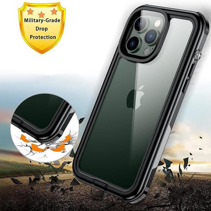 Actual product image Cazy Waterproof Case Compatible with iPhone 14 Pro - Underwater Case Mobile Phone Pockets - (Apple iPhone 14 Pro)