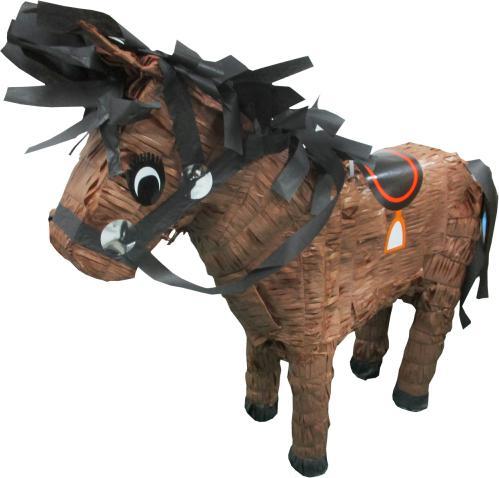 Image du produit Magni Amscan P15150 - Pinata Cheval, marron, 53,9 x 43,8 x 17,7 cm, à remplir, anniversaire enfant, fête