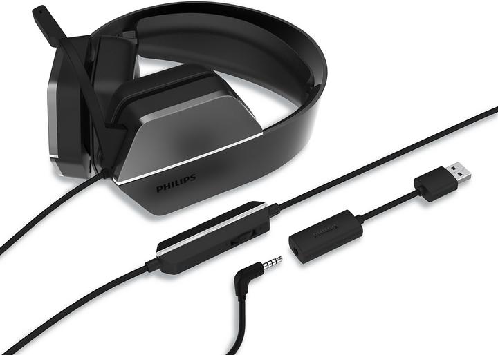 Philips 4000 series TAG4106BK/00 headphones/headset Wired Head-band Gaming Black (Kabelgebunden)