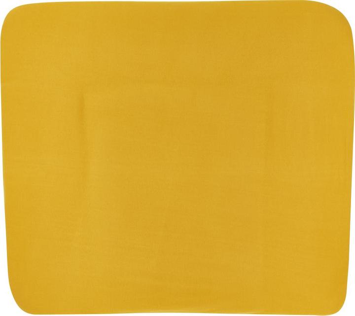 Meyco Housse pour matelas à langer 3K Basic Jersey jaune ocre (85 x 75 cm)