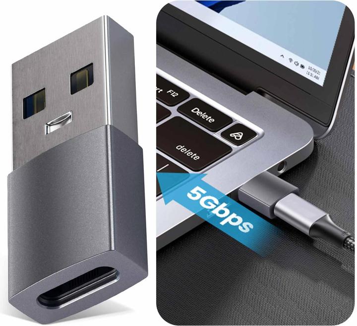 Actual product image Satechi USB A – USB C (0.04 m, USB 3.0)