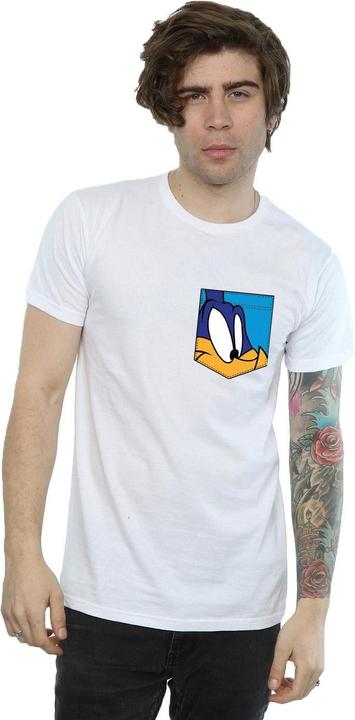 Actual product image Looney Tunes Mens Road Runner Face Faux Pocket T-Shirt (S)