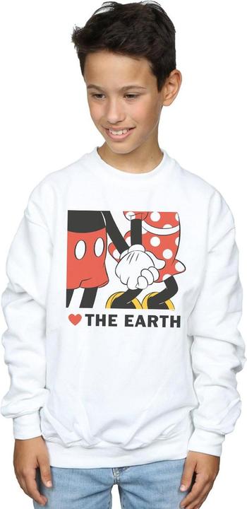 Immagine prodotto Disney Mickey Mouse Heart The Earth Felpa Ragazzi (116)