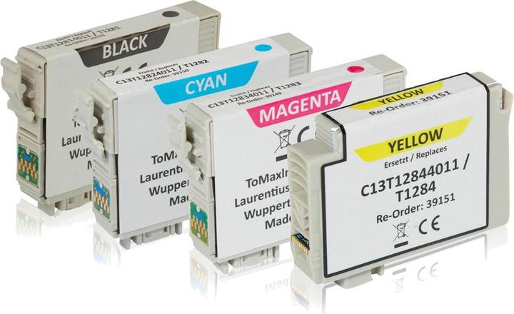 Produktbild Inkadoo Kompatibel zu Epson C 13 T 12854012 / T1285 Tintenpatrone (M, BK, C, Y)