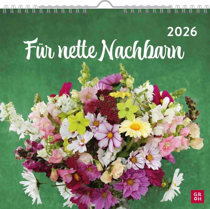 Image du produit Wandkalender 2026: Für nette Nachbarn (Couverture rigide, Allemand)