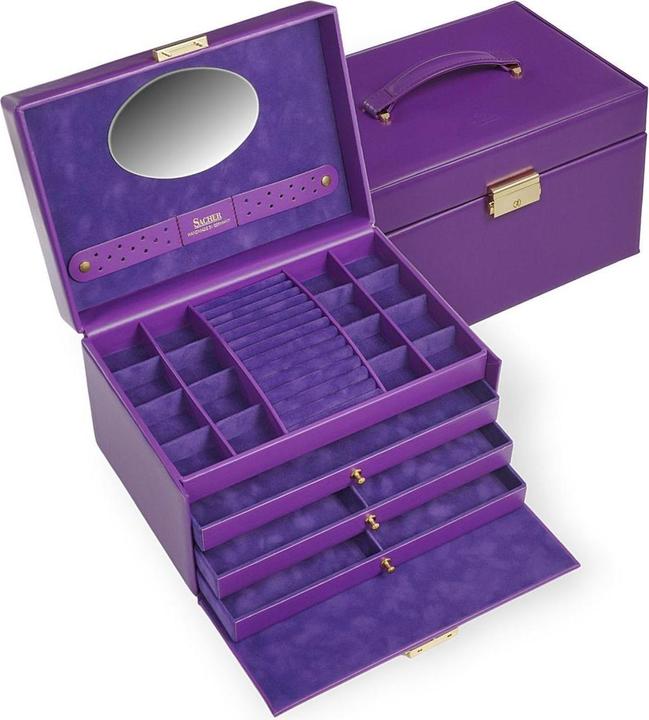Sacher 74.519.560505 - Schmuckkasten Karen colisimo violett Vollrindleder