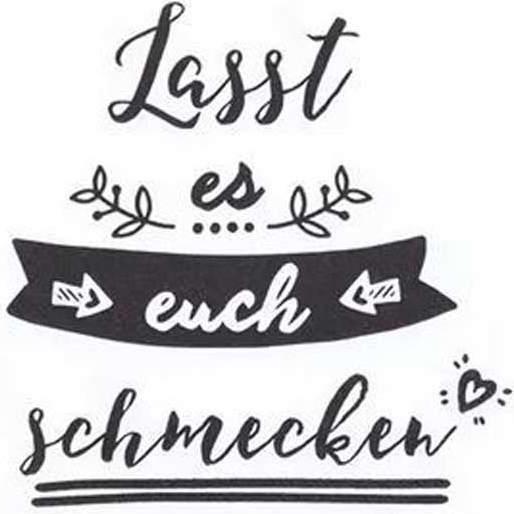 Home Fashion Lasst es euch schmecken (20 x, 33 x 33 cm)