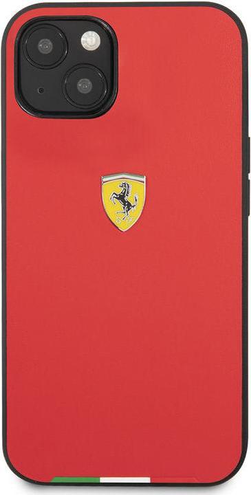 Immagine prodotto Ferrari Custodia iPhone 13 - Cover protettiva rigida Linea Bandiera italiana rossa No.166 (Apple iPhone 13)