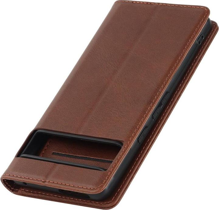 Actual product image Cover-Discount Google Pixel 7 - Stand Flip Case Cover brown (Google Pixel 7)