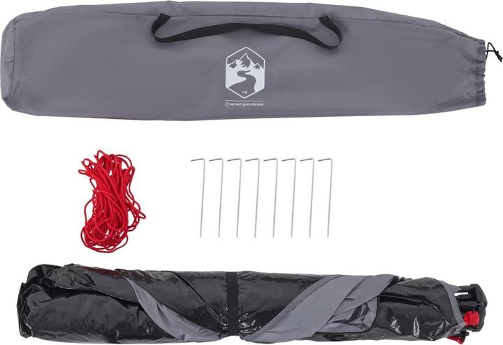 Produktbild VidaXL Strandzelt 2 Personen Quick Release Wasserdicht (Strandzelt + Strandmuschel, 2.20 kg, 2 Personen)